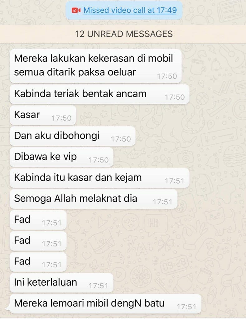 Baca! Ini WA Neno Warisman Sebelum Take Off Pesawat